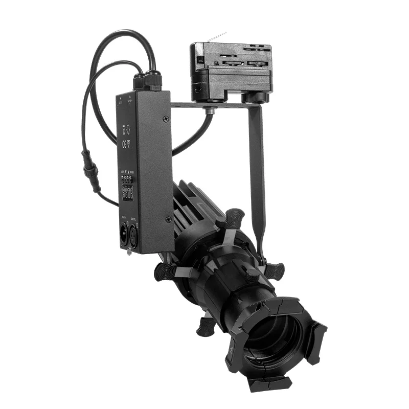 40W COB single color 3200k/5600k lens with 19/26/36/50 degree fixed lens mini led profile leko light