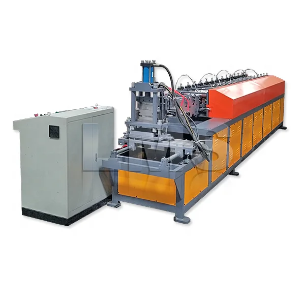 LGS roll forming with truss punch flange cut for back to back truss lgs light steel framing machine