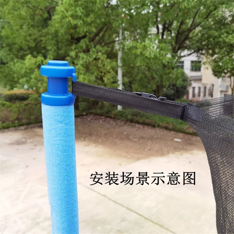 Trampoline Steel Pipe Top Cover Poles Replace Parts Caps PP Jumping Bed Covers Replaceable for Enclosure Supplies Child