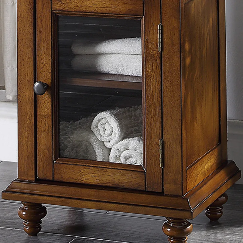 Cheap price living room furniture classic wooden corner bedside cabinet side table with shelf for hotel home furniture