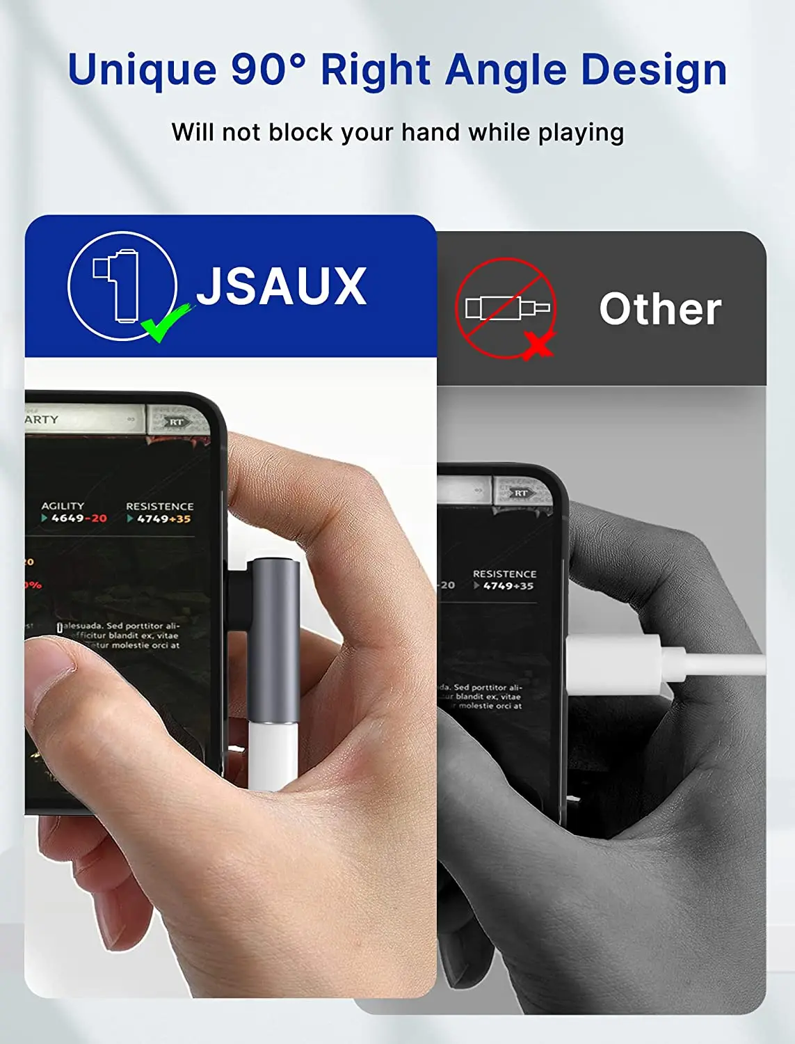 JSAUX USB C to 3.5mm Audio Headphone Adapter Wholesale USB C to Aux Jack Adapter