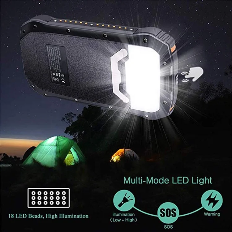 Best Wholesale Price Portable Solar Charging Power Bank Wireless Charger 26800 mAh