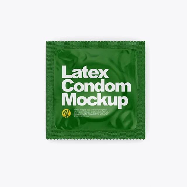 Plastic Foil Material Custom Condom Packaging with Printing
