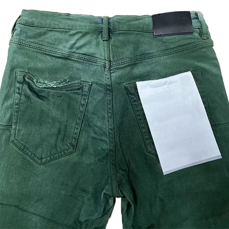 Custom Men Pants Purple Denim Pants Wholesale Breathable Skinny Fitting Streetwear Clothing Patch Denim Low Rise Skinny Jeans