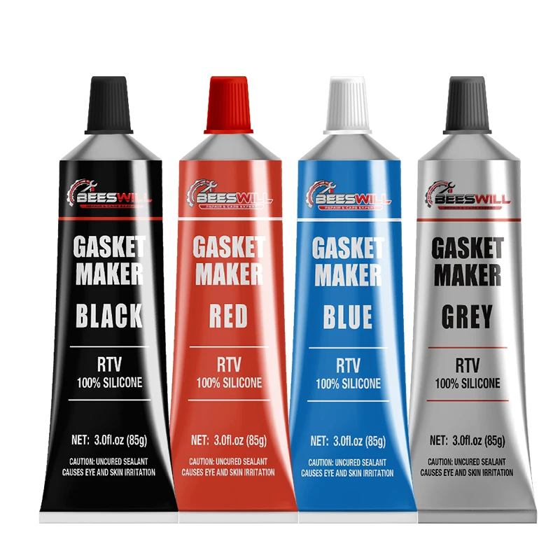 OEM Low Price High Temperature Oil Resistant RTV 999 Gasket Maker Silicone Gasket Maker Mega Grey