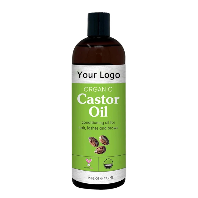 
Private Label 100% Pure Natural Organic Black Castor Oil For Eyelash Eyebrow Hair Growth  (1600173834611)