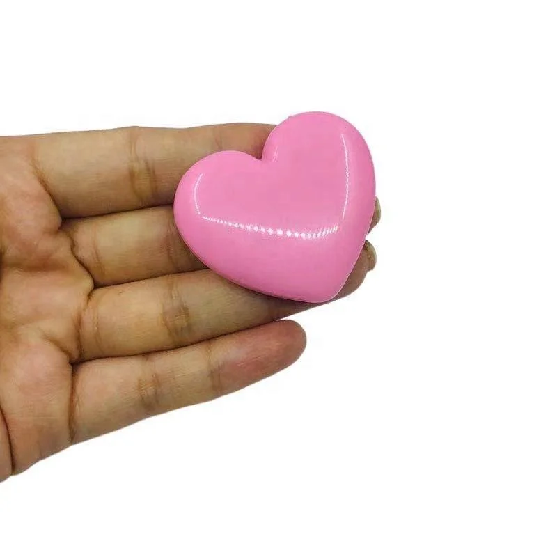 
Colorful 1.5g mini Lip stick container ,Pressed heart shape palette powder case pressed 