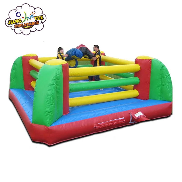 Factory Inflatable Jousting Boxing Ring With Pump , Inflatable Bouncy Boxing for Kids
