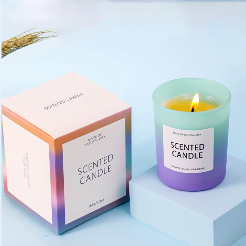 Luxury Wholesale aroma scented candles  oem custom candle manufacturer home decor