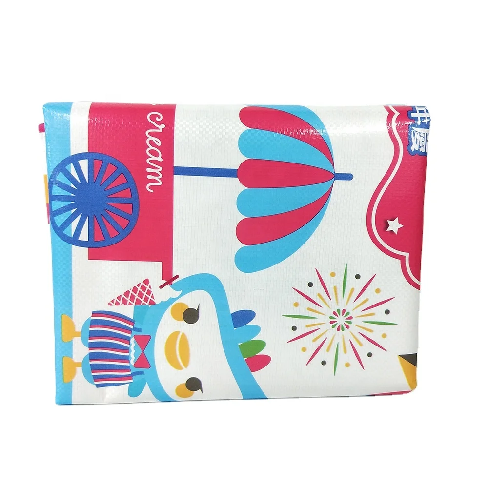 Wholesale outdoor camping portable PP woven beach mat