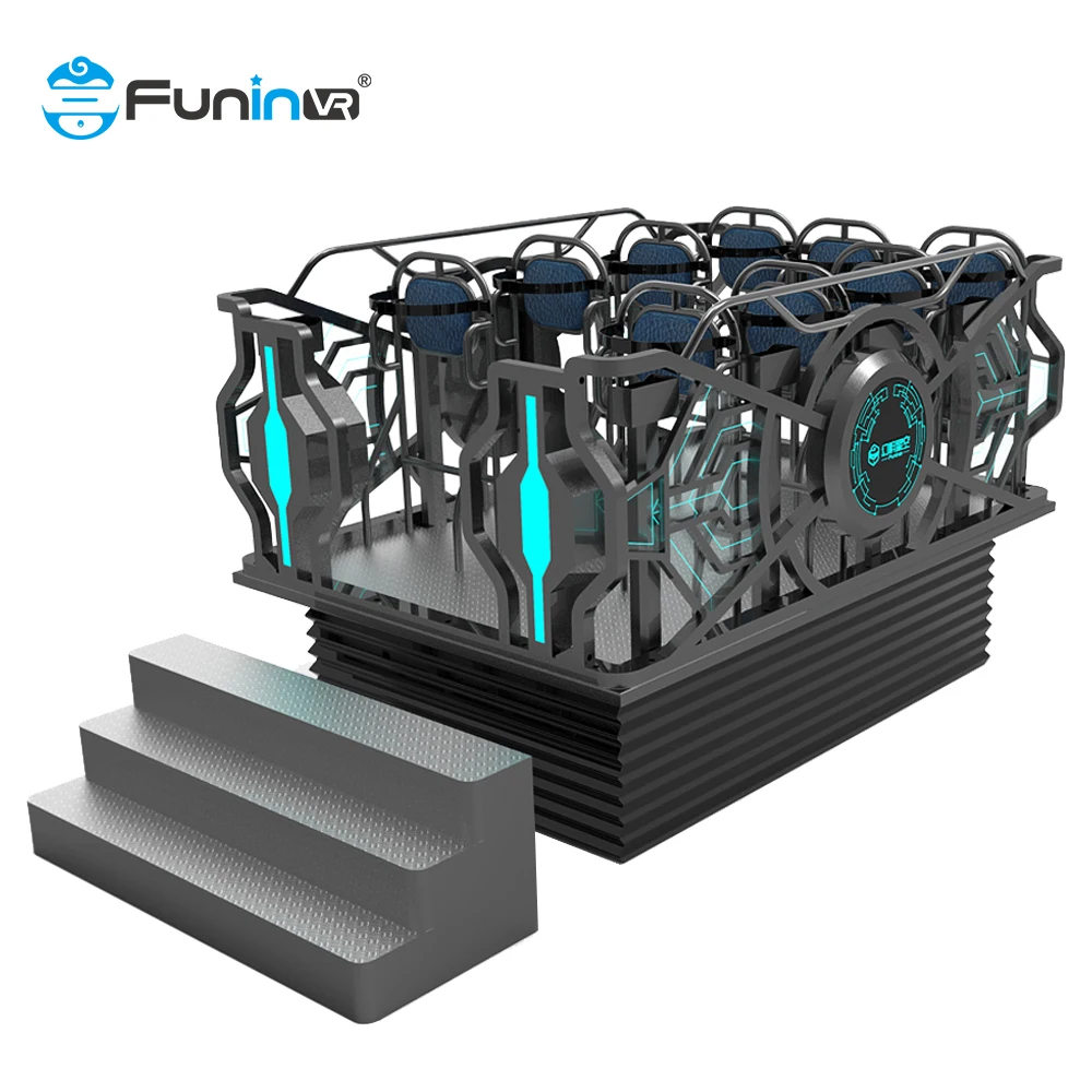 Funin Vr Theme Park Real Virtual 360 Rotating Fli Adventure Machine The Earthquake Simulator Amusement Ride For Sale 9 Players