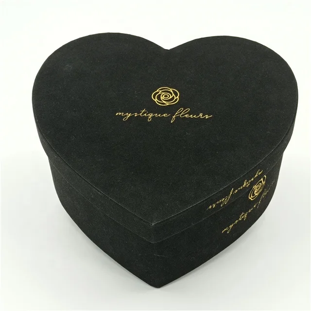 Heart shape paper flower boxes for flower packaging