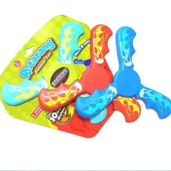 Factory Direct ST3005 Kids Soft Eva Foam Three Bladed Boomerang Non-formaldehyde Toy Outdoor Safe Game Toy
