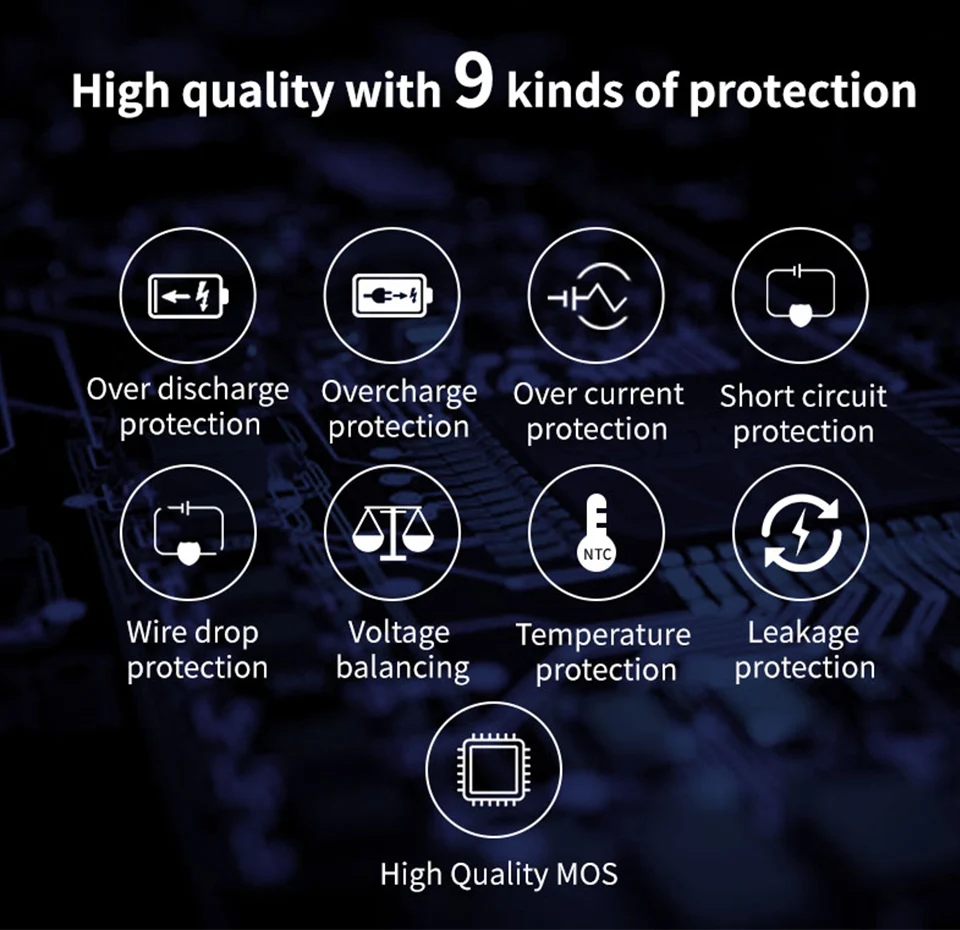 Аккумулятор BMS 19S 60 в 30 А 40 50 3 2 В Lifepo4 с функцией защиты от баланса и температуры