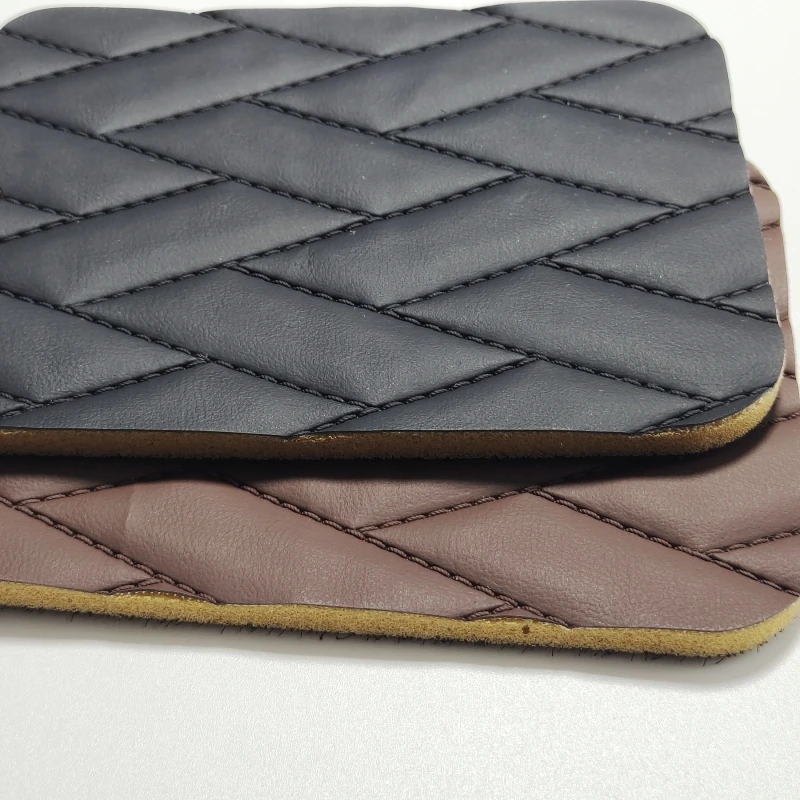 Wholesale 5DPVC Anti-Skid Embossed Artificial Leather Stretchable Waterproof Carpet Floor Foam Mat Material Bag Sofa Umbrella