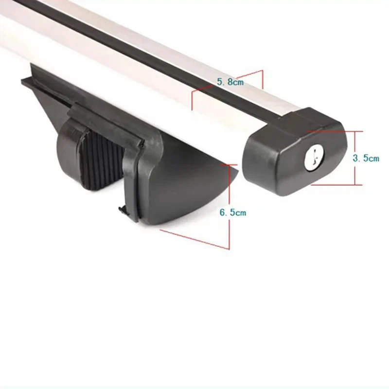 Wholesale Universal Roof Rack Mounting Brackets Adjustable Aluminum Alloy Silver Roof Racks For Toyota Hiace