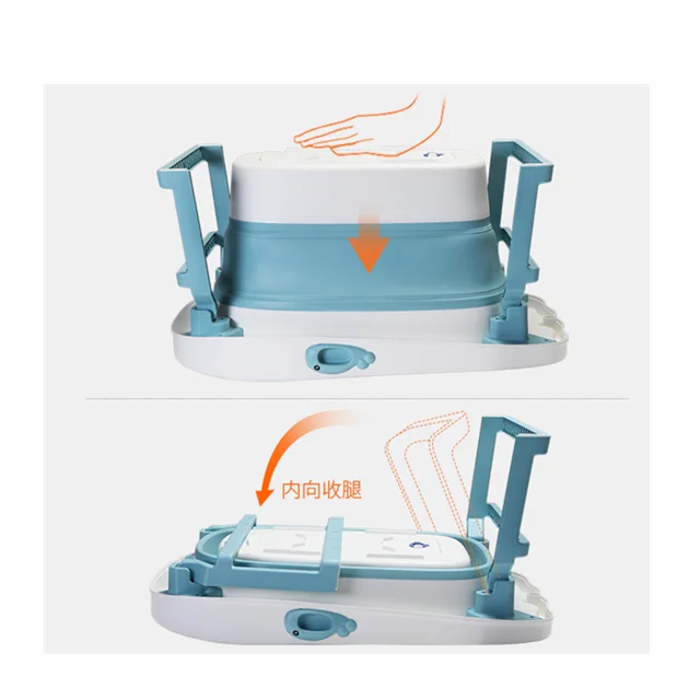 Amazon hot selling Safety Plastic With Temperature Sensing Plug Foldable Bath Tub For Baby
