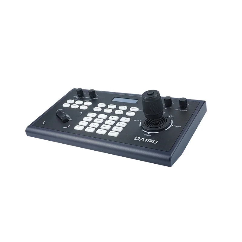 DAIPU IP PTZ Camera Controller 4D Joystick Compatible for Conference Live IP HD-MI USB PTZ Camera Controller Keyboard