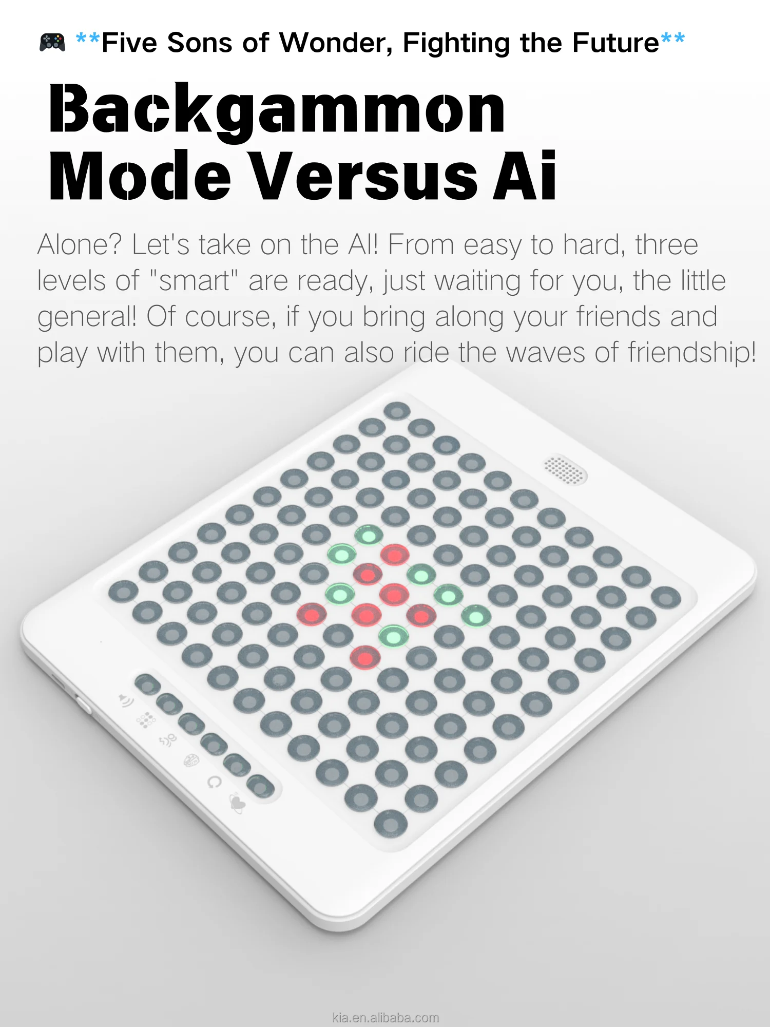 Ai Multi-functional Chess game Board  backgammon tic-tac-toe Anti-rodent peak Smart Kids Educational Toys board game