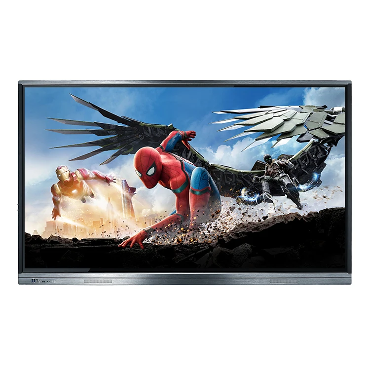 
86' KQFKE All in one ultra-wide interactive led display smart finger touch board for school and office 