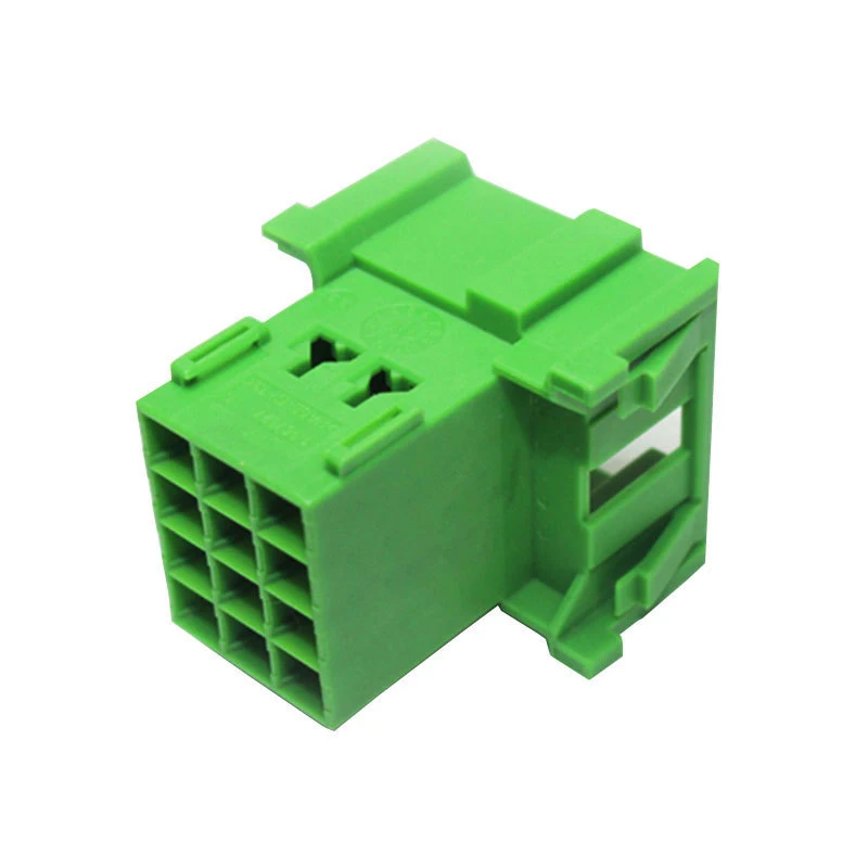 12pin wire to wire PA66+GF15 green Male and female connector 1-967627-1 1-967622-1