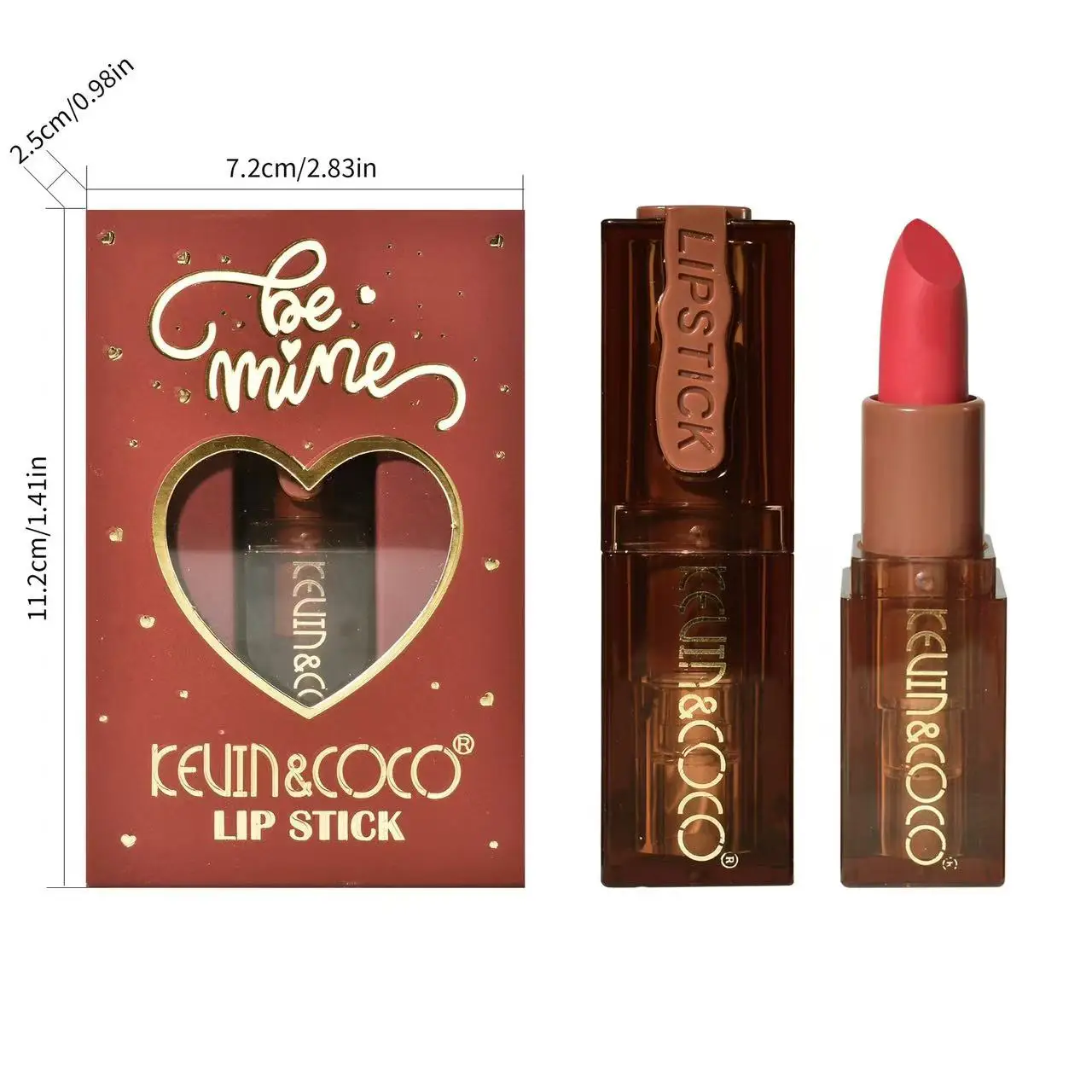 Kevin&coco High Beauty Lipstick Private Brand Vegetarian Natural Waterproof Lipstick High Pigments Matte Lipstick Wholesale