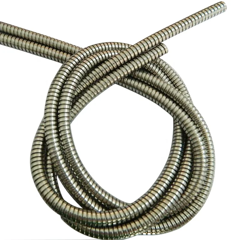 Stainless steel 304 316 interlock flexible conduit electrical metal hose for protecting wries and cables