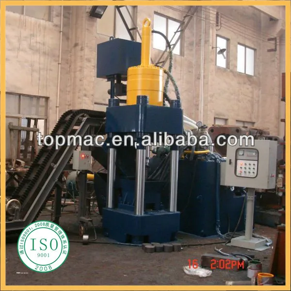 Лучшая цена алюминиевого металлолома прессовальная машина для брикетов из