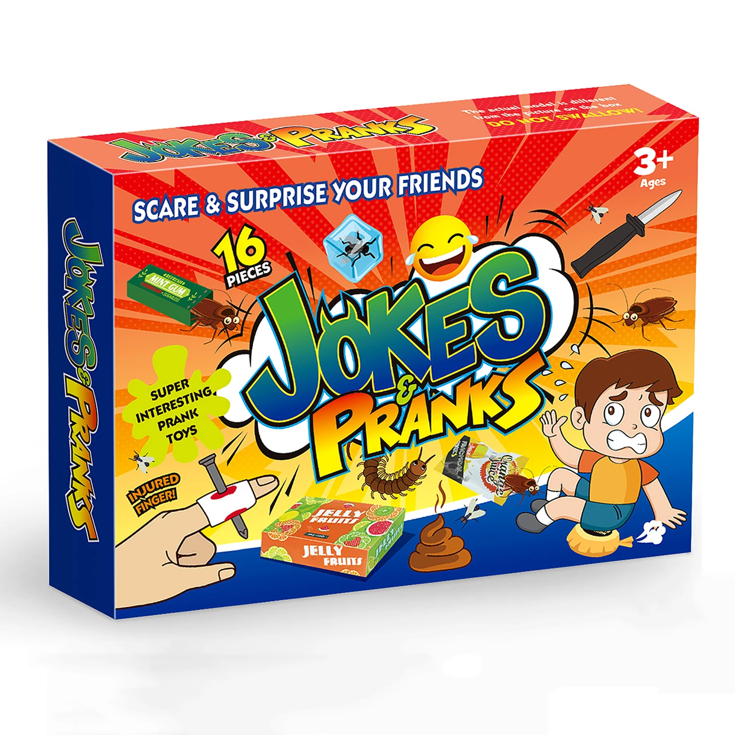 customized prank kit boxes surprise joking gag prank practical jokes novelty whoopie cushion funny toys for amazon selling
