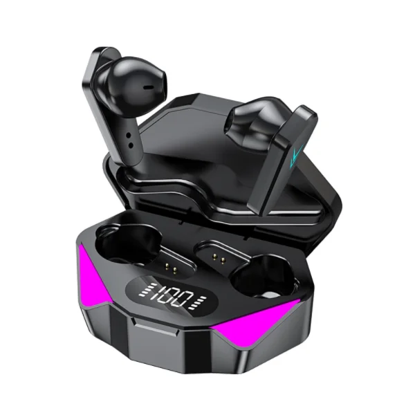 2021 new trending Amazon top seller X15 Noise Cancelling Bt 5.0 Gaming TWS Earphones with charging case for smart phones