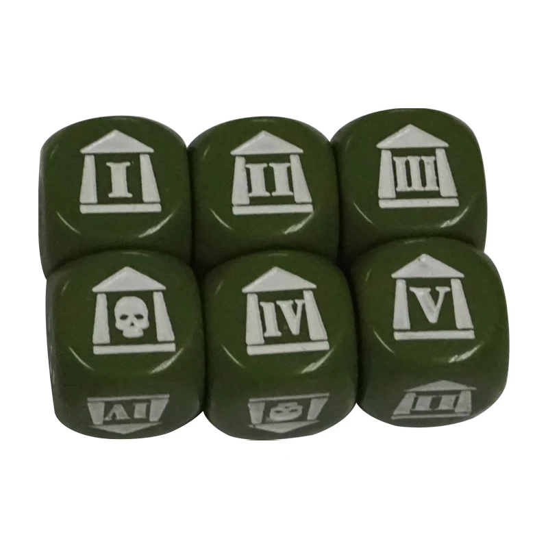 12mm 14mm 16mm 18mm 20mm 25mm Customize One Side or Six Sides of the Six-sided Dot Dice Pattern Can Be Carved Printed