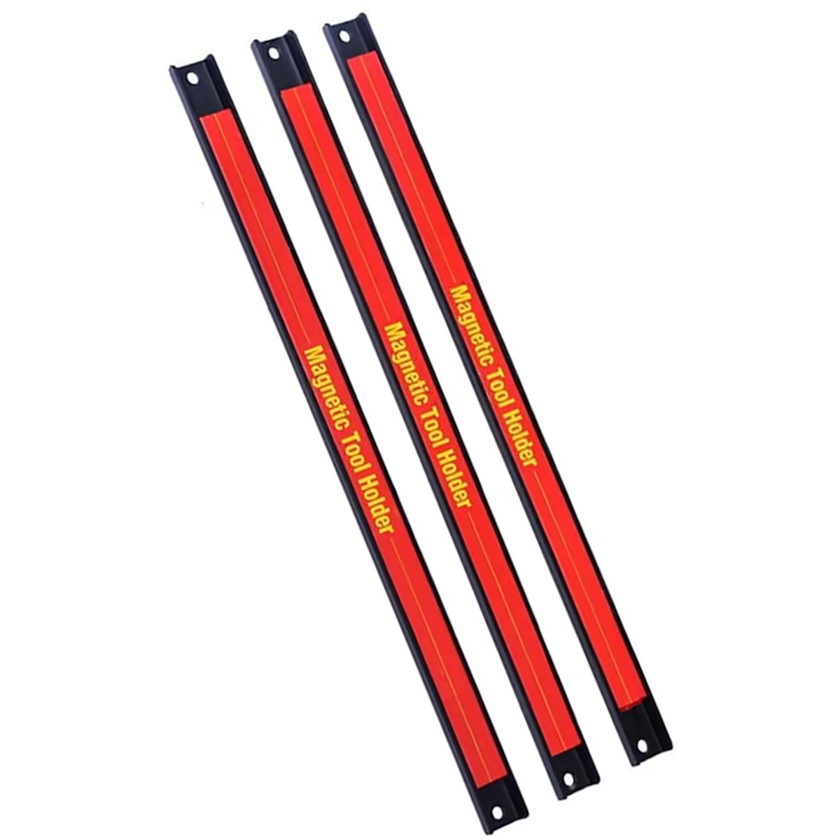 LARIX 3 PCS Magnetic Knife Holder Tools Bar Magnetic Rack Set