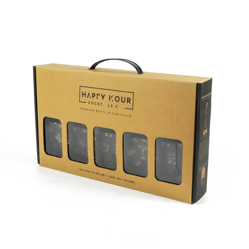 window gift boxes with handle party luxury decor ramadan mubarak suitcase new employee welcome 6x6x6 pink cardboard large box