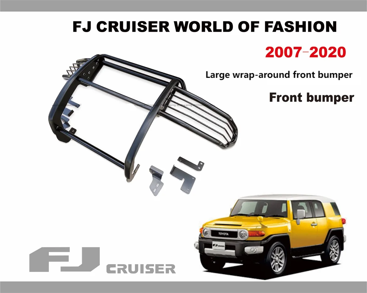Attractive Style allencompassing For Fj Cruiser 2007-2020 American full perimeter cowpen bumper