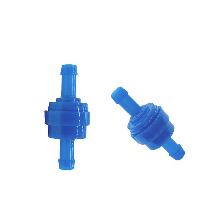 1/8 Low Pressure Pneumatic Spring Poppet Mini Air One Way Medical Plastic Check Valve