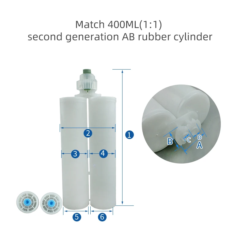 China Wholesale 400ML1:1 Dual Component Energy Saving Plastic Epoxy Resin AB Glue Mixing Glue Gun