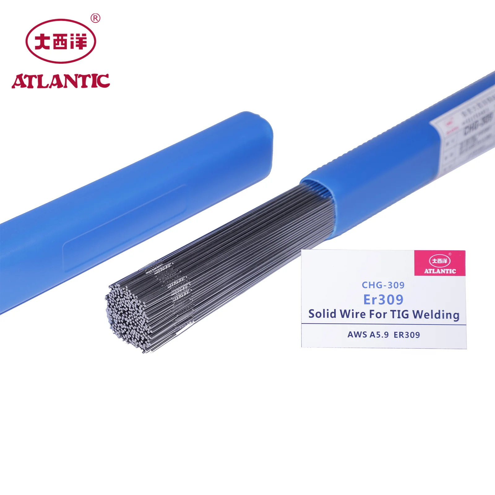 ATLANTIC OEM OBM ODM BS EN ISO Stainless Steel TIG Rod Welding Wire ER309 Welding Stick