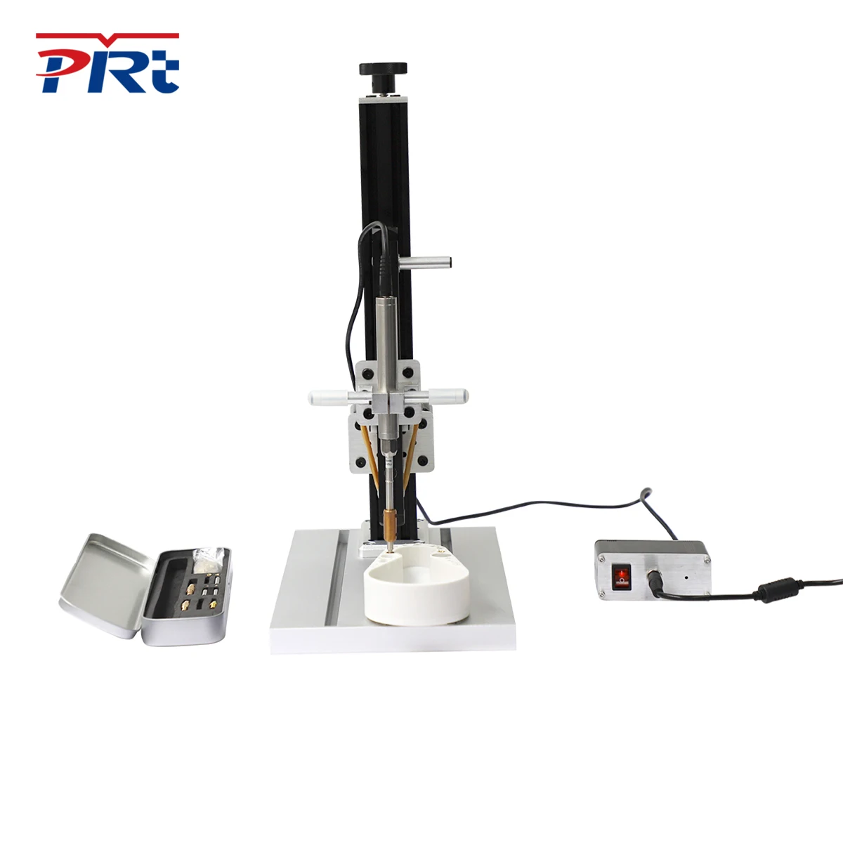 Vertical Heat Pressing Insert Tool Machine Holder Hot Melt Brass Knurled Nut Embedded Insertion for 3D Printed Parts