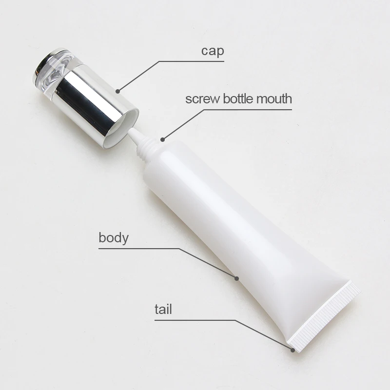 Cheap Discount Wholesale Long Nozzle Plastic Squeeze Industry Oil Plastic Tubes For Glue Ointments Vaginal