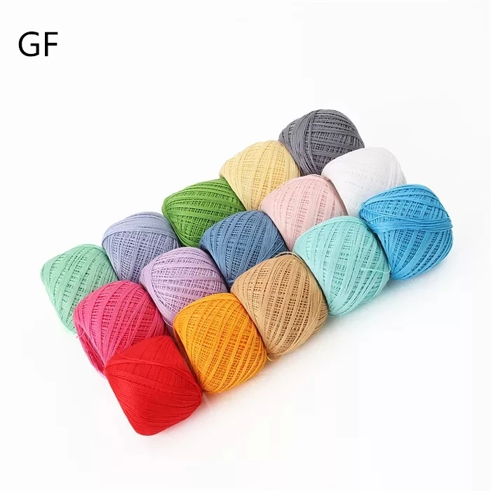 Factory Supply High Quality 100%  Mercerized Cotton Pearl Thread Ball 9S/2  Embroidery Thread For Hand Knitting And Crochet