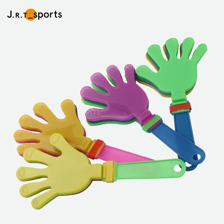 Factory Custom 13*28cm Custom Logo Printing Plastic Fan Hand Clapper For Sport Cheering And Party Use