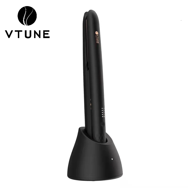 Wireless Charging Smart Heating Hair Straightener Curler Hair Straightener Hair Tongs Magic Curls Flat Iron