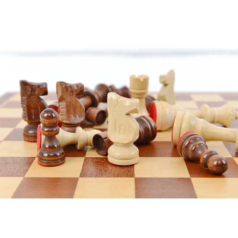 2.5' High Quality Wooden Chess Set Board Economical and High Quality Chess Game Board