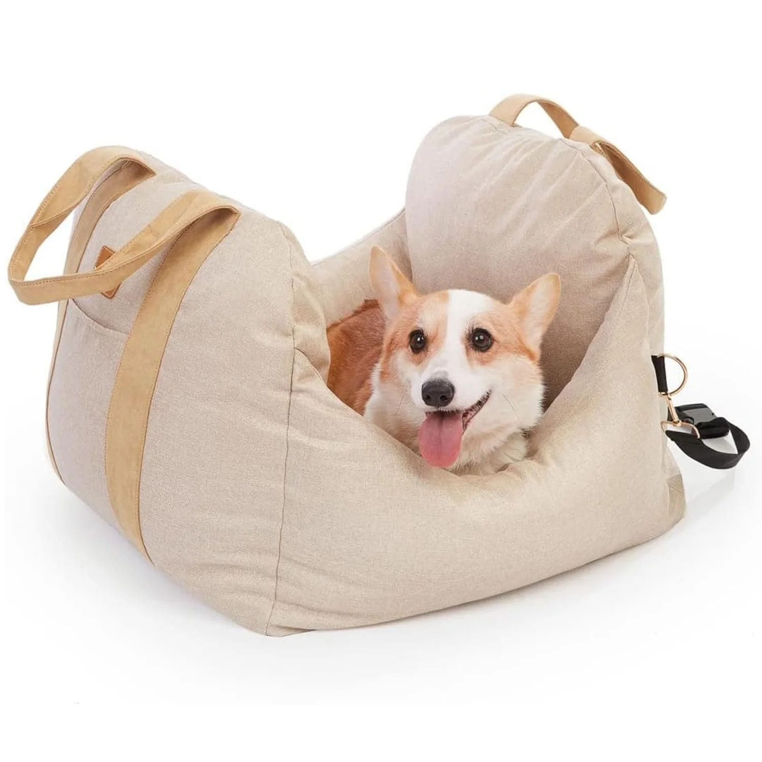 Stable Dog Car Seat Medium-Sized Reinforced carrier bag Dog Car Seat Fastening Straps Robust Waterproof Pet Puppy  Dog Car Seat