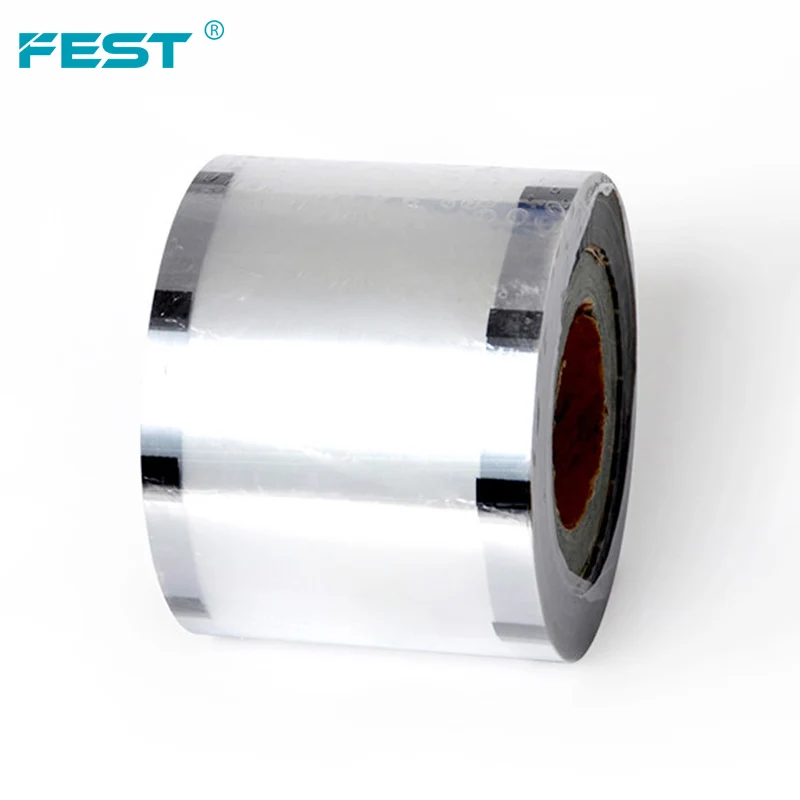 FEST Customized Printing Colors and Logos boba sealer film, plastic film seal bubble tea for drinking cups