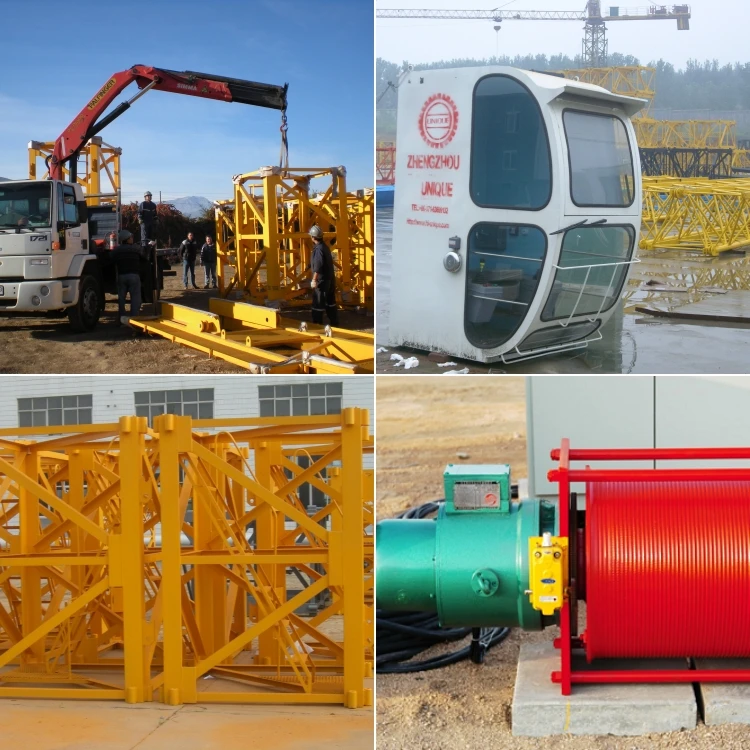 QTZ40A(4708) China New Small Topless Construction Flattop Tower Crane Machine Flat Top Building Tower Cranes Price