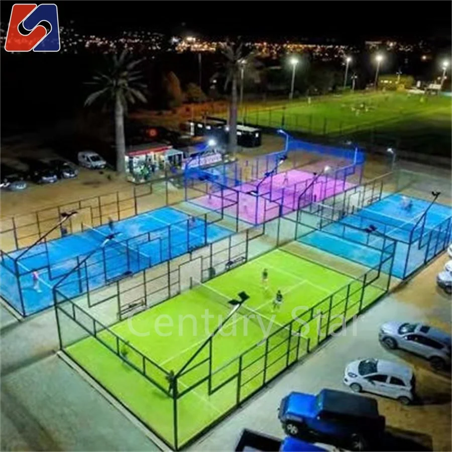 Manufacturer Price Panoramic Indoor Padel Court China Sports & Entertainment Product