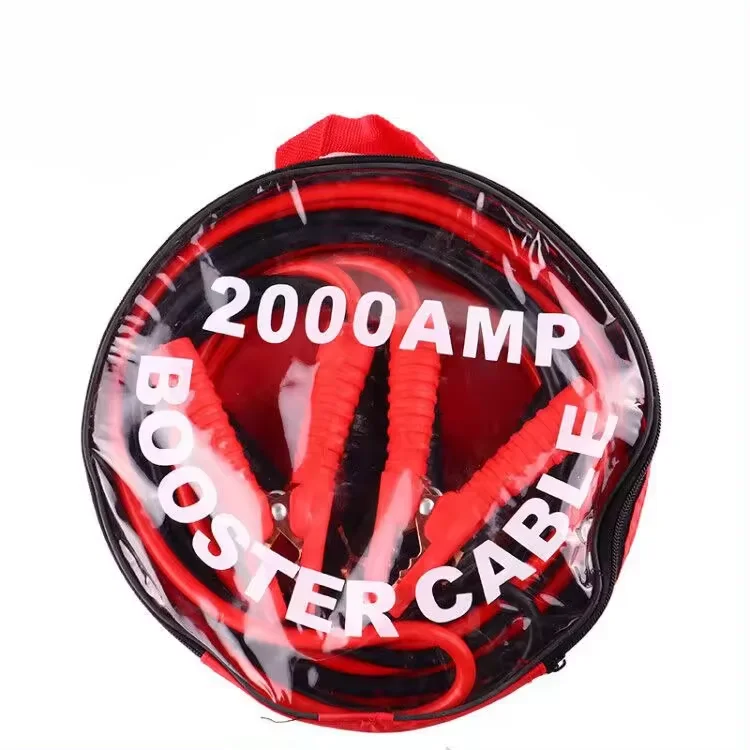 Hot Sale Heavy Duty 2000AMP 4M Car Battery Jump Leads Booster Cables Jumper Cable For Car Van Truck Auto Booster Cable