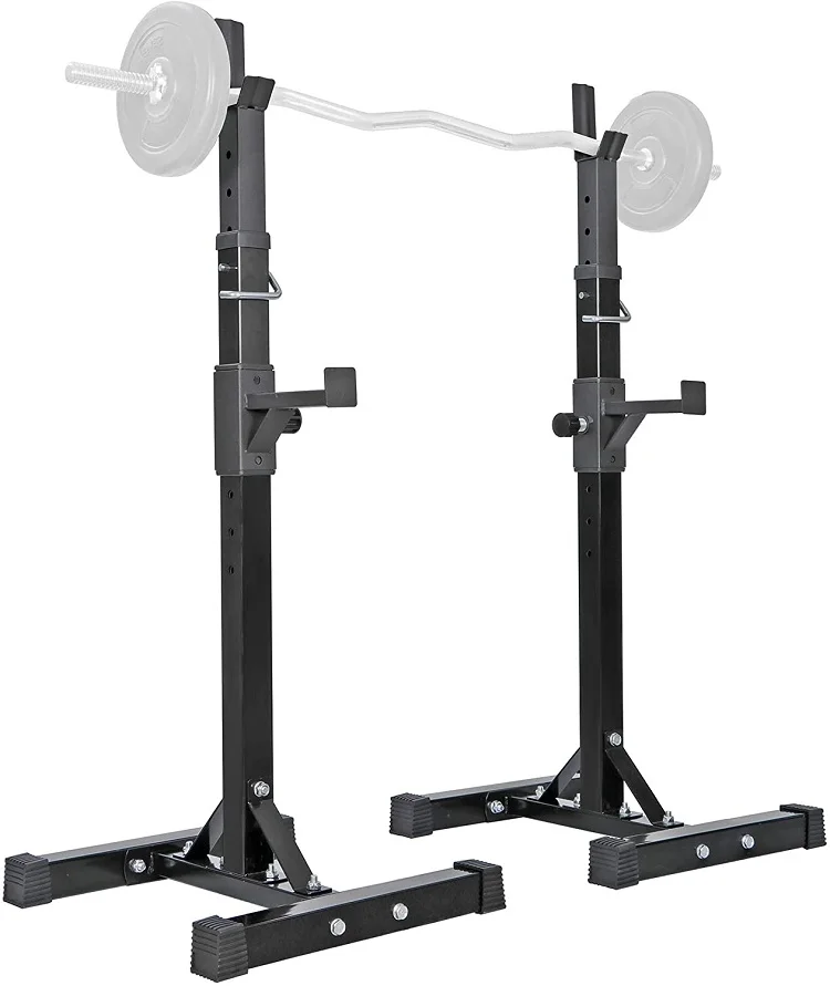 ZYFIT Multi-Function Barbell Rack Dip Bar Stand Adjustable Squat Rack Dipping Station large for home gym fitness equipment
