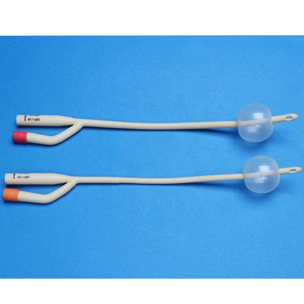 disposable 2 way latex foley catheter and suprapubic catheter